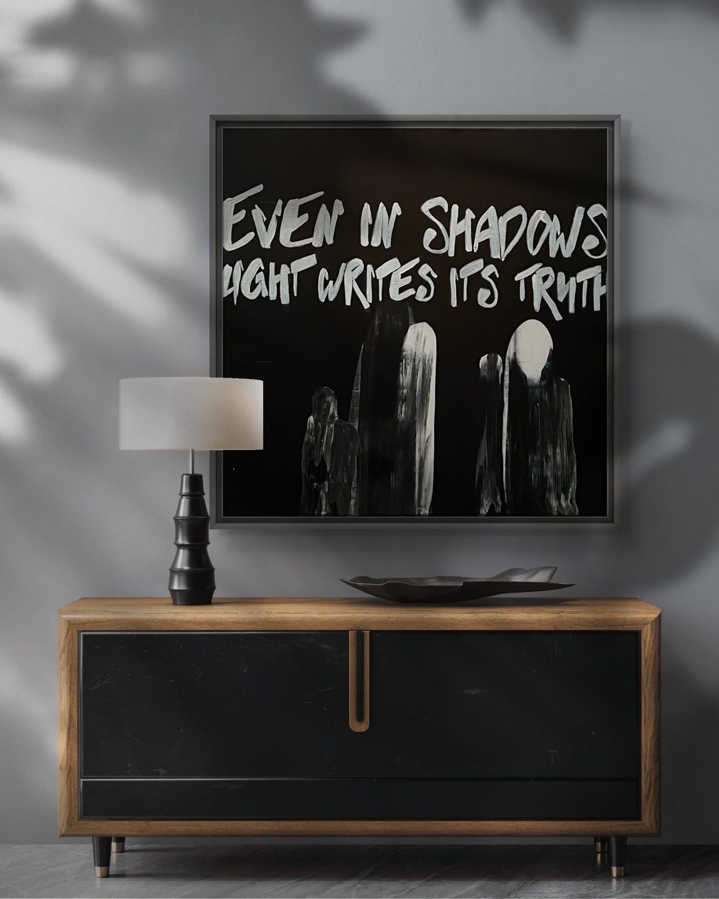 Monochrom - Even in shadows, light writes its truth