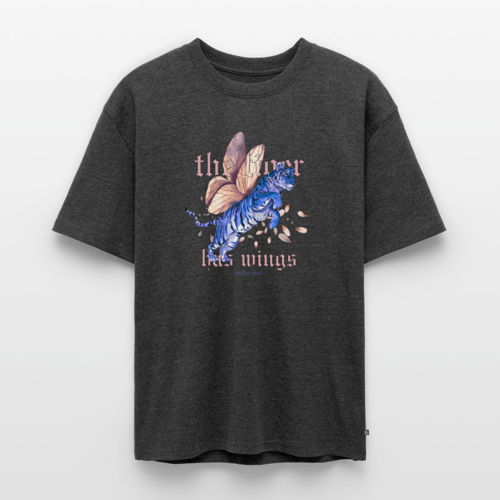 The Tiger has wings Shirt - heather anthracite