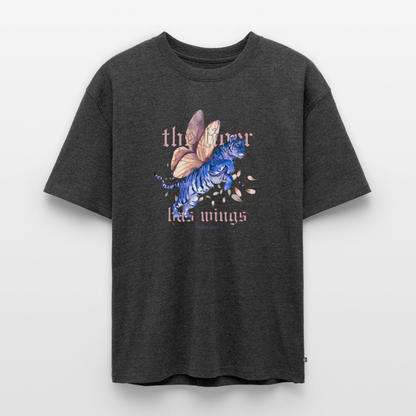 The Tiger has wings Shirt - heather anthracite