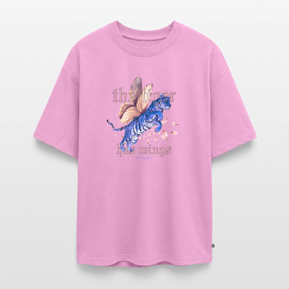 The Tiger has wings Shirt - washed pink