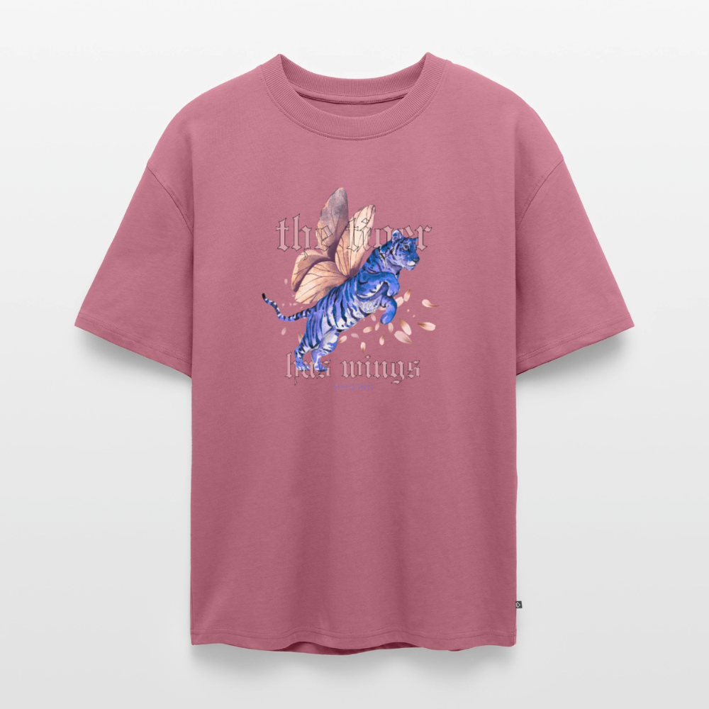 The Tiger has wings Shirt - mauve