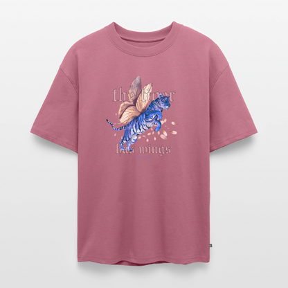 The Tiger has wings Shirt - mauve