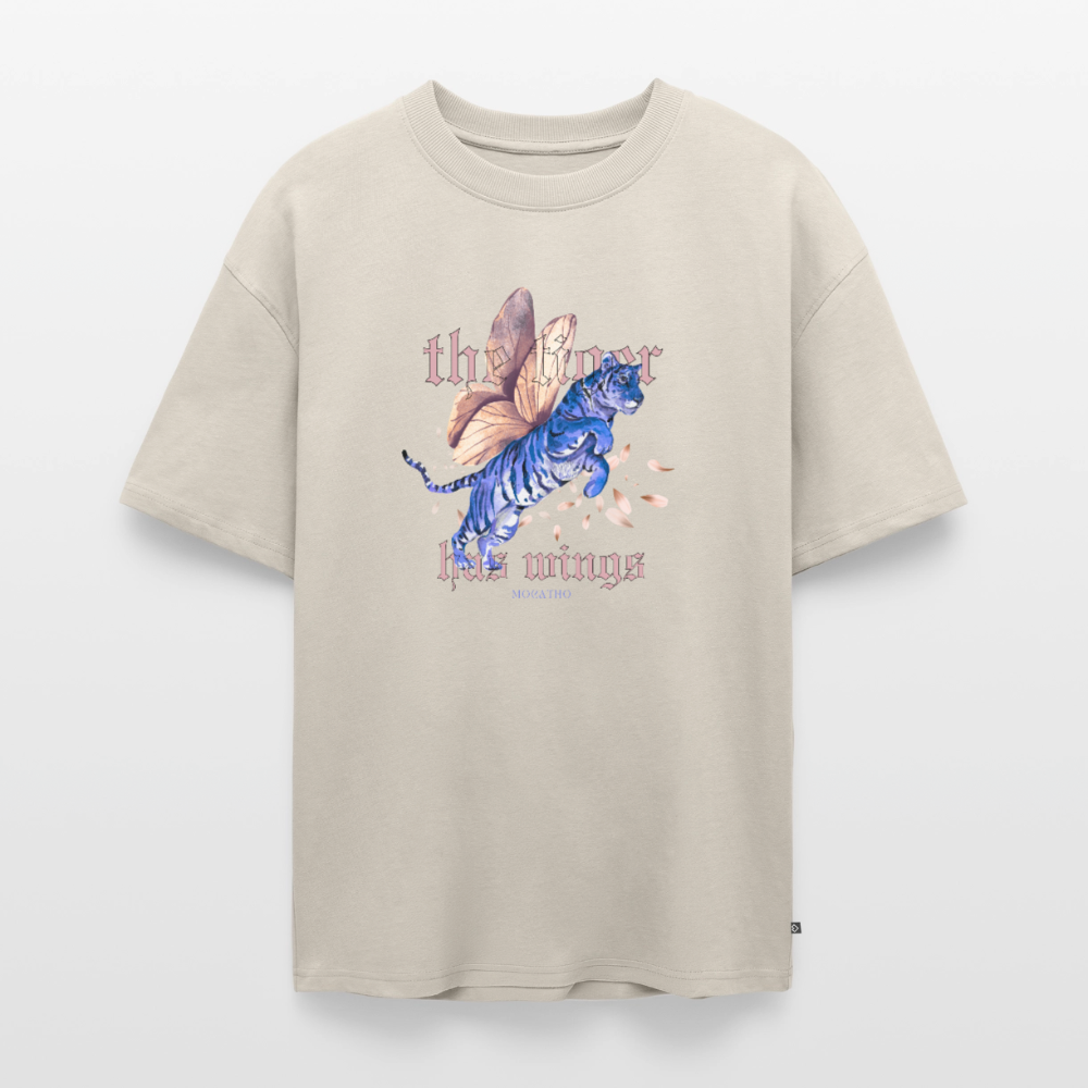 The Tiger has wings Shirt - beige