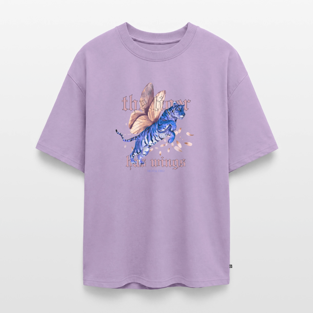 The Tiger has wings Shirt - lavender