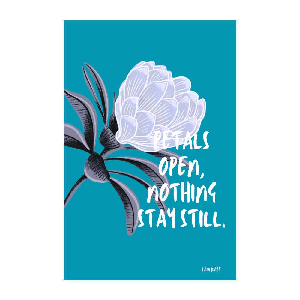 Unfold Poster - white