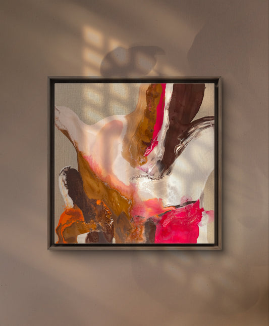 Margot 002 - Wandbild auf Leinen