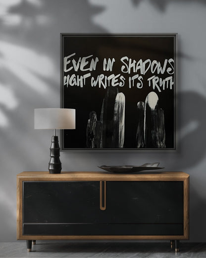 Monochrom - Even in shadows, light writes its truth